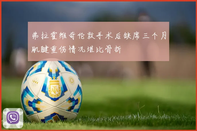 弗拉霍维奇伦敦手术后缺席三个月肌腱重伤情况堪比骨折